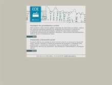 Tablet Screenshot of fundacionede.org